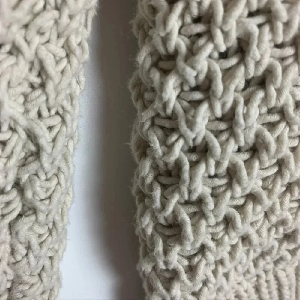 47.  MADEWELL Women’s French Quarter Pullover Sweater Beige Size XXS - Picture 6 of 9